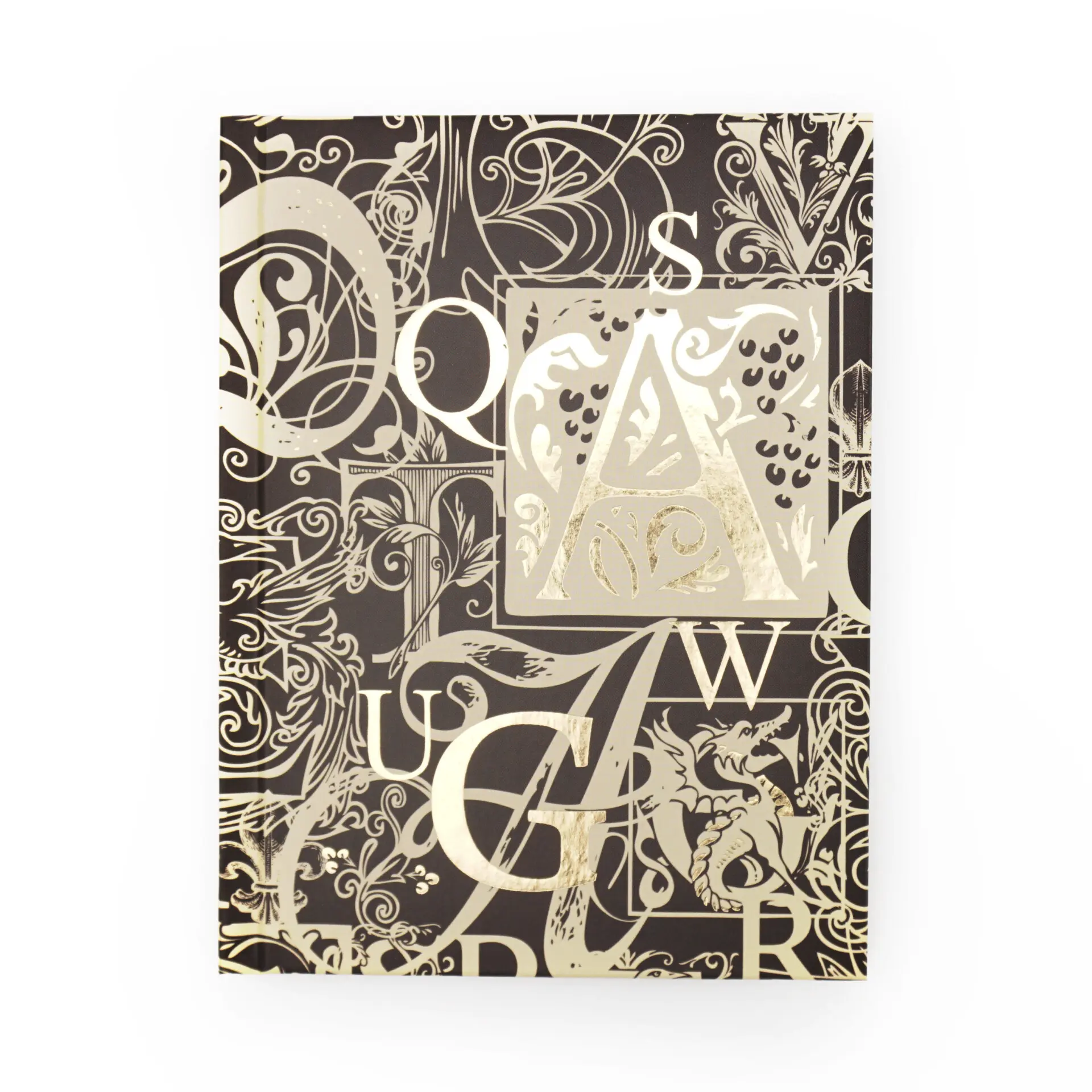 Ежедневник А6+ недатир. 112л  "Шрифты" тисн. фольгой  ЕЖФ24611207