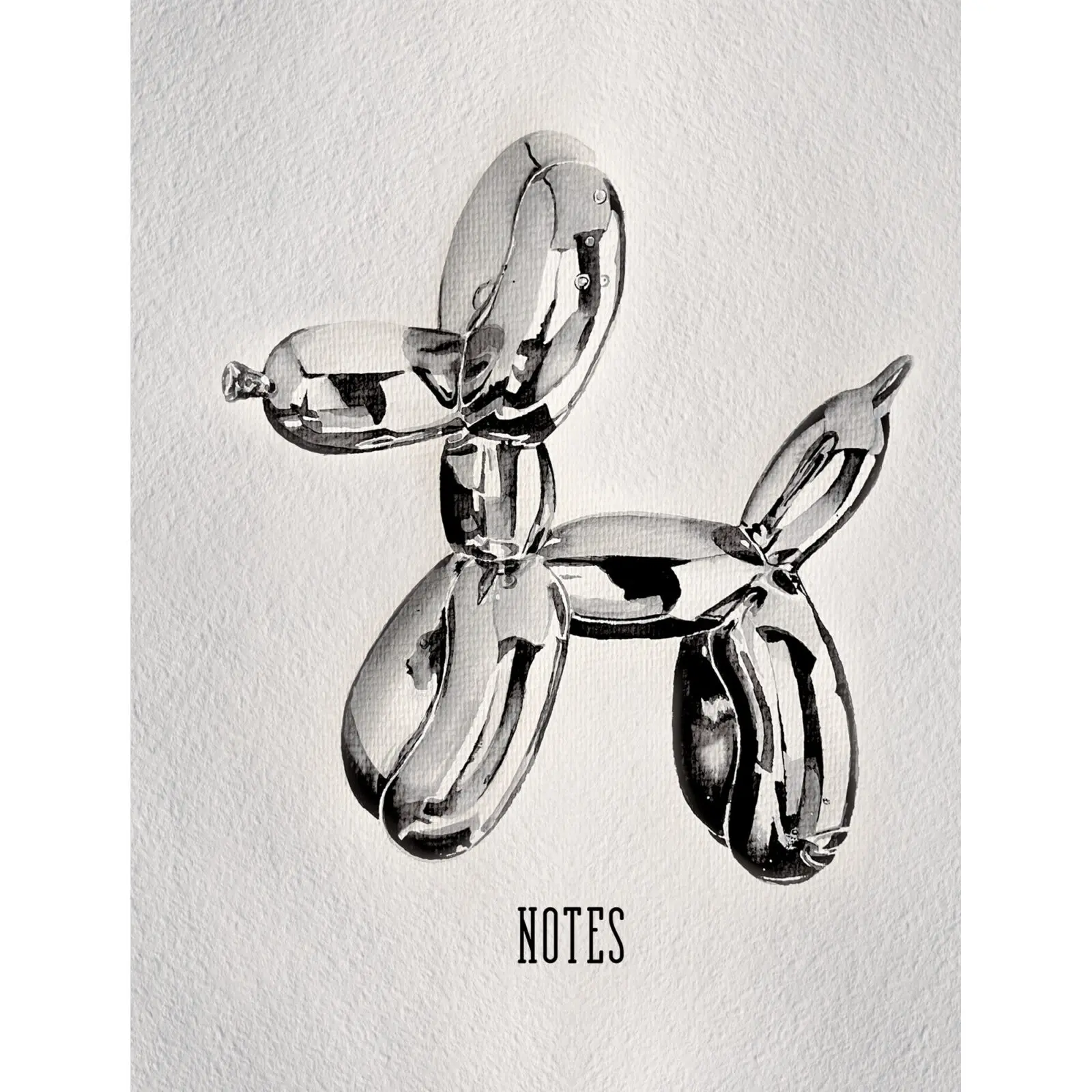 Книга д/записей А6 64л. "Воздушный пес", тиснение фольгой  КЗФ6643809