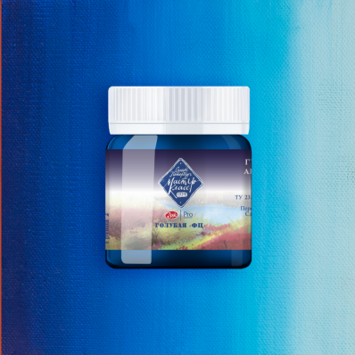 Гуашь худ  40мл  Голубая ФЦ  МК  1720500