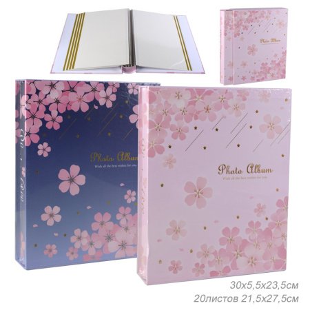 Фотоальбом магнитный 20 листов / 9310 /уп 24/