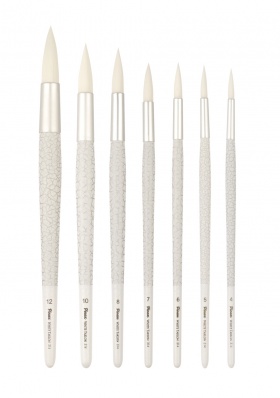 Кисть синтетика  WHITE TAKLON № 6 круглая