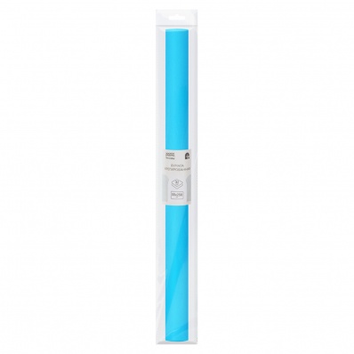 Бумага крепир. 50*250см голубая Три Совы CR_43943