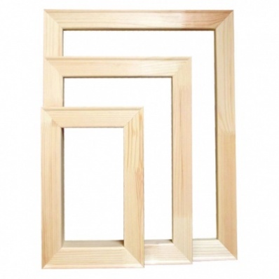 Подрамник глухой из сосновой рейки сечением 18*40мм, 40x50см