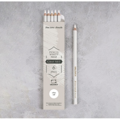 Уголь белый Малевичъ GrafArt