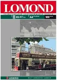 Фотобумага Lomond A4, для струйной печати, 25л, 190г/м2, белый, покрытие матовое [0102036]