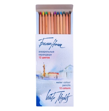 Набор аквар. карандашей 12 цв. "Невская палитра"