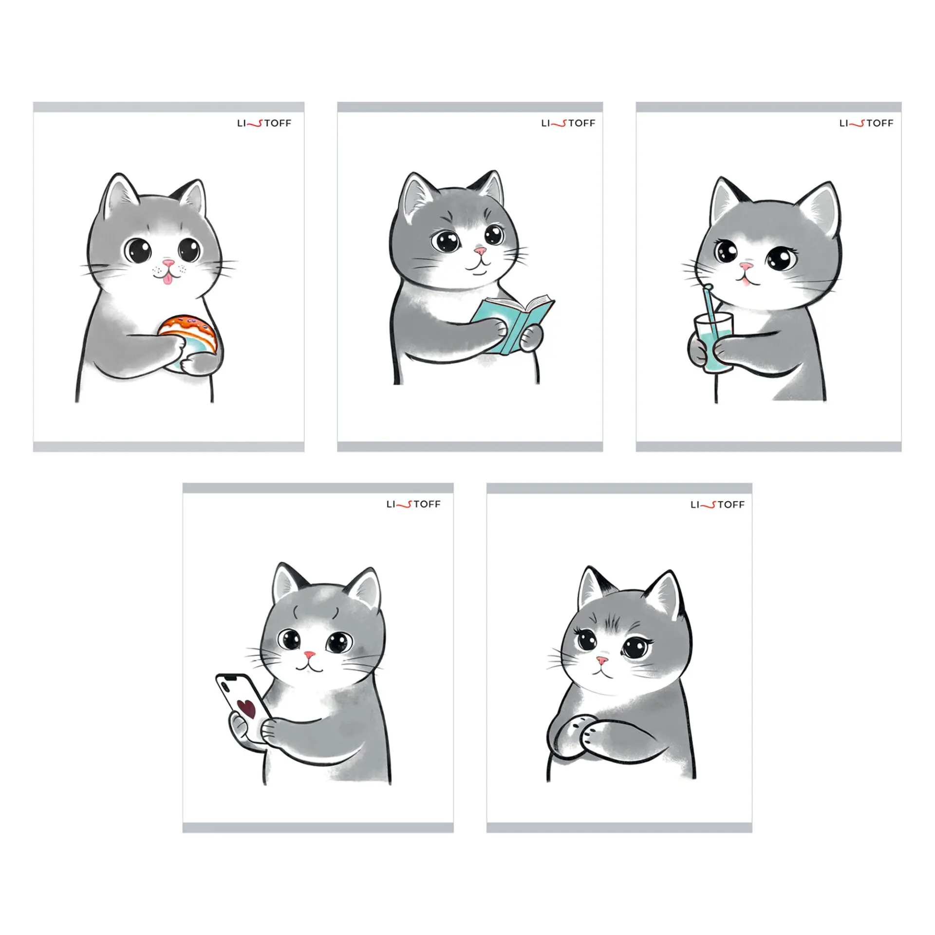 Тетpадь 40л. кл. "День котика"   ТК409148