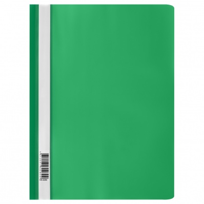 Папка-скоpосш. А4 зелёная СТАММ 160мкм ММ-32252