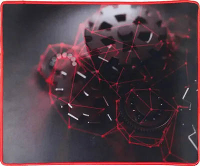 Коврик для мыши Oklick OK-F0350 (M) рисунок/Грани, нейлоновая ткань, 350х280х3мм