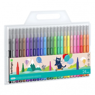 Фломастеры 24цв. "Жил-был кот" WР00624