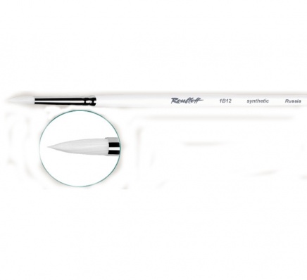 Кисть Roubloff №2, круглая, синтетика белая