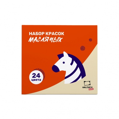 Набор масляных красок Малевичъ хобби, базовый, 24х12 мл