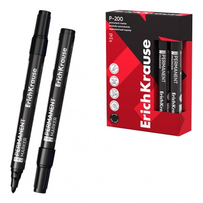 Маркер перм. черный кругл. ЕК 4777