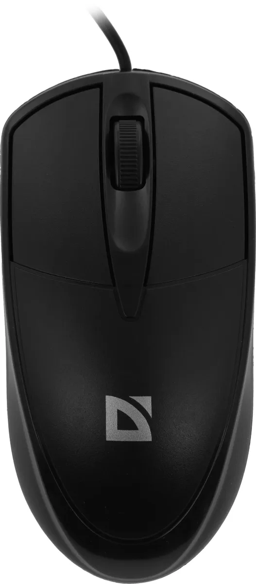 Мышь проводная Defender Trace MB-989, оптическая, USB, 1000dpi, черный
