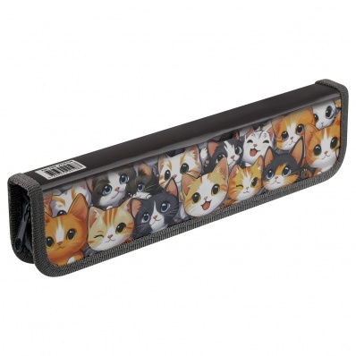 Пенал для кистей ArtSpace "Lots of kitties", 270*68мм, ламинированный картон