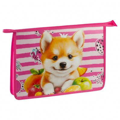 Папка д/тетр. А4 1 отд. на молнии "Gorgi" ПТ-8300001