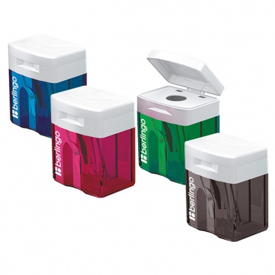 Точилка 1отв. с контейн. пластик. ассорти BBp_10039