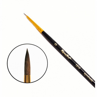 Кисть синтетика Roubloff № 0 круглая, под колонок