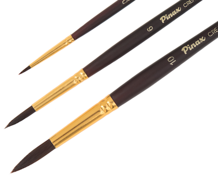 Кисть синт. жесткая № 1 кр.  CREATIVE