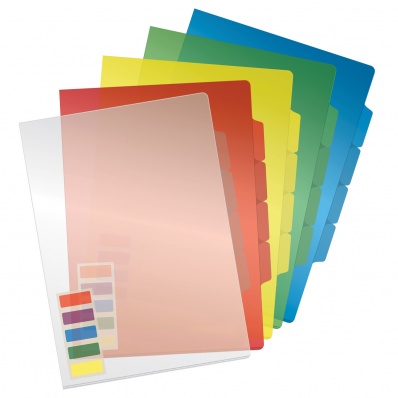 Папка-уголок А4 с 3 секц. ассорти  150 мкм СТАММ  ММ-322281