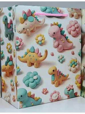 Пакет подарочный 31*42см "Чудесные динозавры" ППК-7581