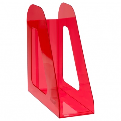 Лоток вертик. "Фаворит" тонирован.красный  90мм ЛТВ-30558