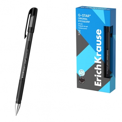Ручка гел. черная 0,5мм "G-Star"  ЕК 45207