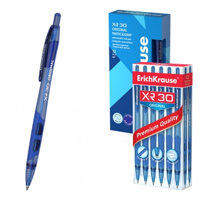 Ручка шар. автомат. синяя 0,7мм "ХR-30"  ЕК17721