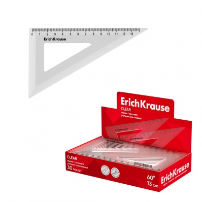 Угольник 60град./13см Clear. прозрачн. EK 61845