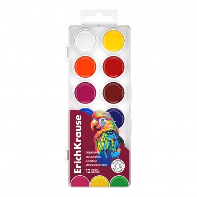 Акваpель 12цв. "Safari" с УФ защитой яркости  ЕК 61377