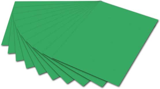 Бумага цвет. FOLIA 300гр/м2, 50*70, зеленый изумруд