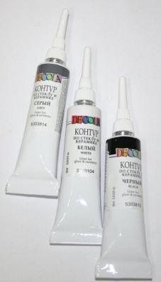 Контур по стеклу и керамике Decola Серый 18мл. 5303814