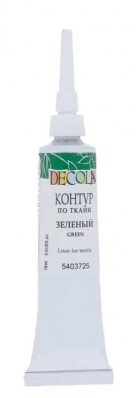 Контур по ткани Decola Зеленый 18мл.  5403725