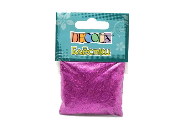 Блёстки декоративные Декола, индиго, 0.3мм