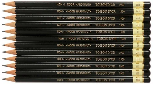 Карандаш ч/г "Toison D`Or" 1900/7Н