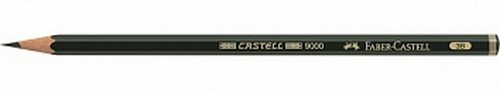 Карандаш ч/г "Castell 9000" 2Н шестигр., корп. зел.  FC 119012