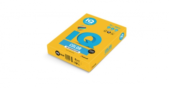 Бумага "IQ color" А4, 80г/м2, 500л. (солнечно-желтая) intensive SY40