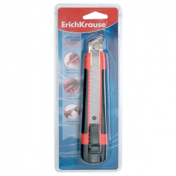 Нож канц. 18мм "Arrow" auto-lock в блистере  ЕК 19152