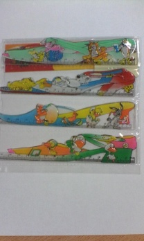 Линейка 15см пл. цв. "Туфельки на каблуках" ассорти  ВМ-322