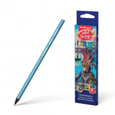 Карандаши 8 цв. ArtBerry Metallic ЕК 39425