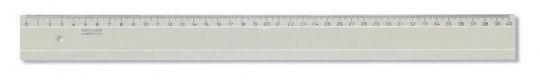 Линейка 40см дымчатая   742701