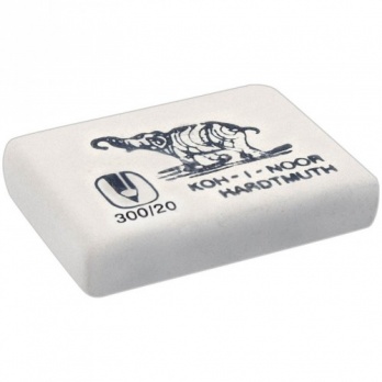 Ластик каучук. для ч/г кар. "Elephant" 300/20, белый, 46*30*12мм