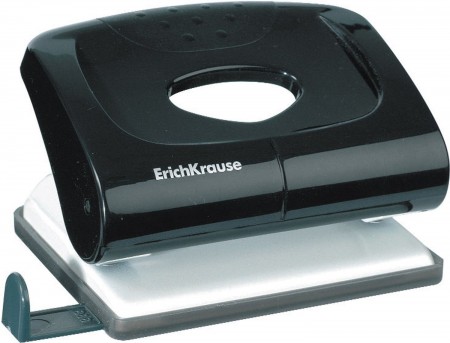 Дырокол на 17л. "EK" черный  ЕК 15132