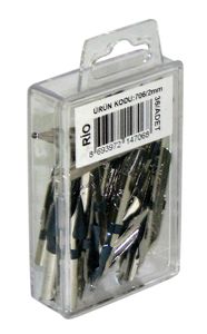 Плакатные перья н-р №8 24шт в блистере  706/8