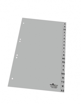 Разделитель А4 алфавитный (А-Z), пластик.  PF ROZ  20-3129