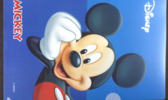 Папка-уголок А4 "Mickey & Minnie" (big face)  ЕК 17242