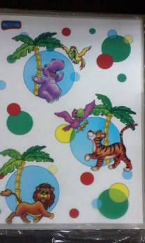 Папка-уголок А4 "Африка" прозрач. с рис.  СН300ВМ/3