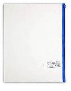 Папка на молнии А4 прозрач. AKm04109