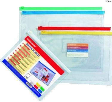 Папка на молнии А5 пpозpачн  ЕК 2937