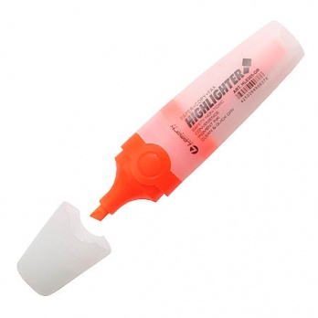 Текствыделитель оранжевый 1-5мм  "Lamark"  305